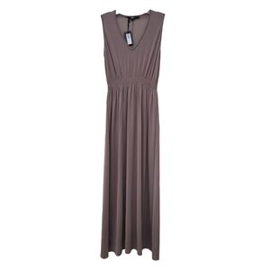 NWT Seventy Venezia Toupe Sleeveless Maxi Dress